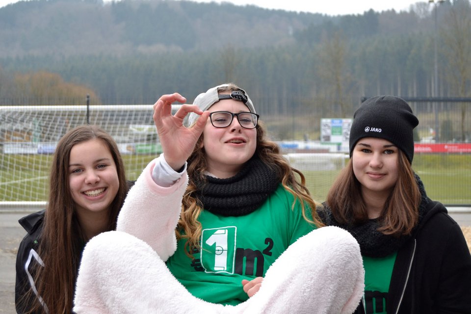 ... Spielerinnen der U17 Mädchen ...