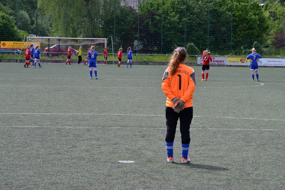 Hatte in Halbzeit 1 mehr zu tun, als es hier zu erahnen wäre: Eugenie Sawinkin Hatte in Halbzeit 1 mehr zu tun, als es hier zu erahnen wäre: Eugenie Sawinkin