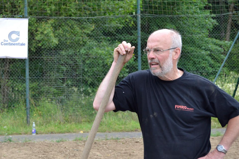 Geschafft: Alt-Präsi Rainer Klocke gönnt sich eine Auszeit